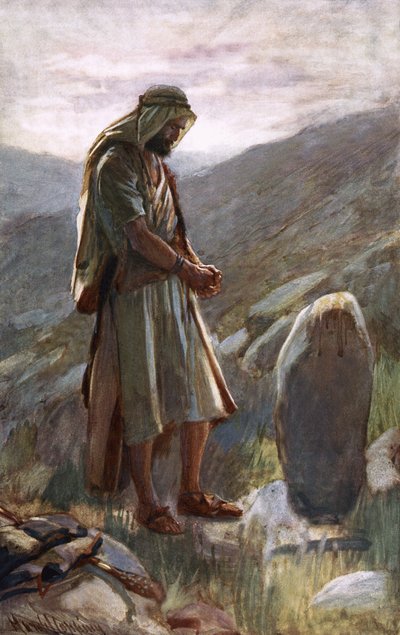 Le vœu de Jacob - Harold Copping